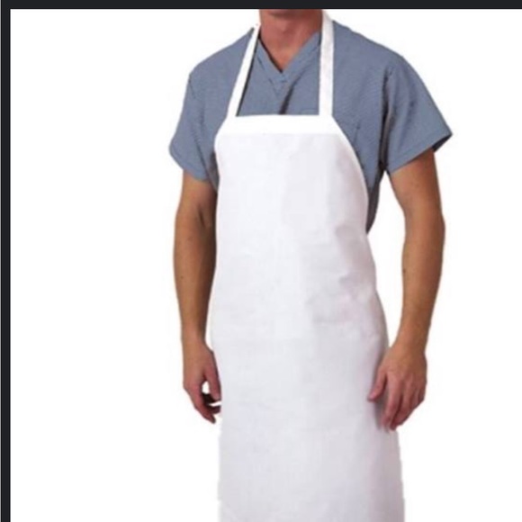 Classic White Apron - Picture 2 of 3